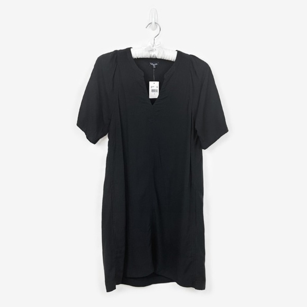 Splendid Shift Dress Size S Black Pockets Casual‎ Minimalist Normcore